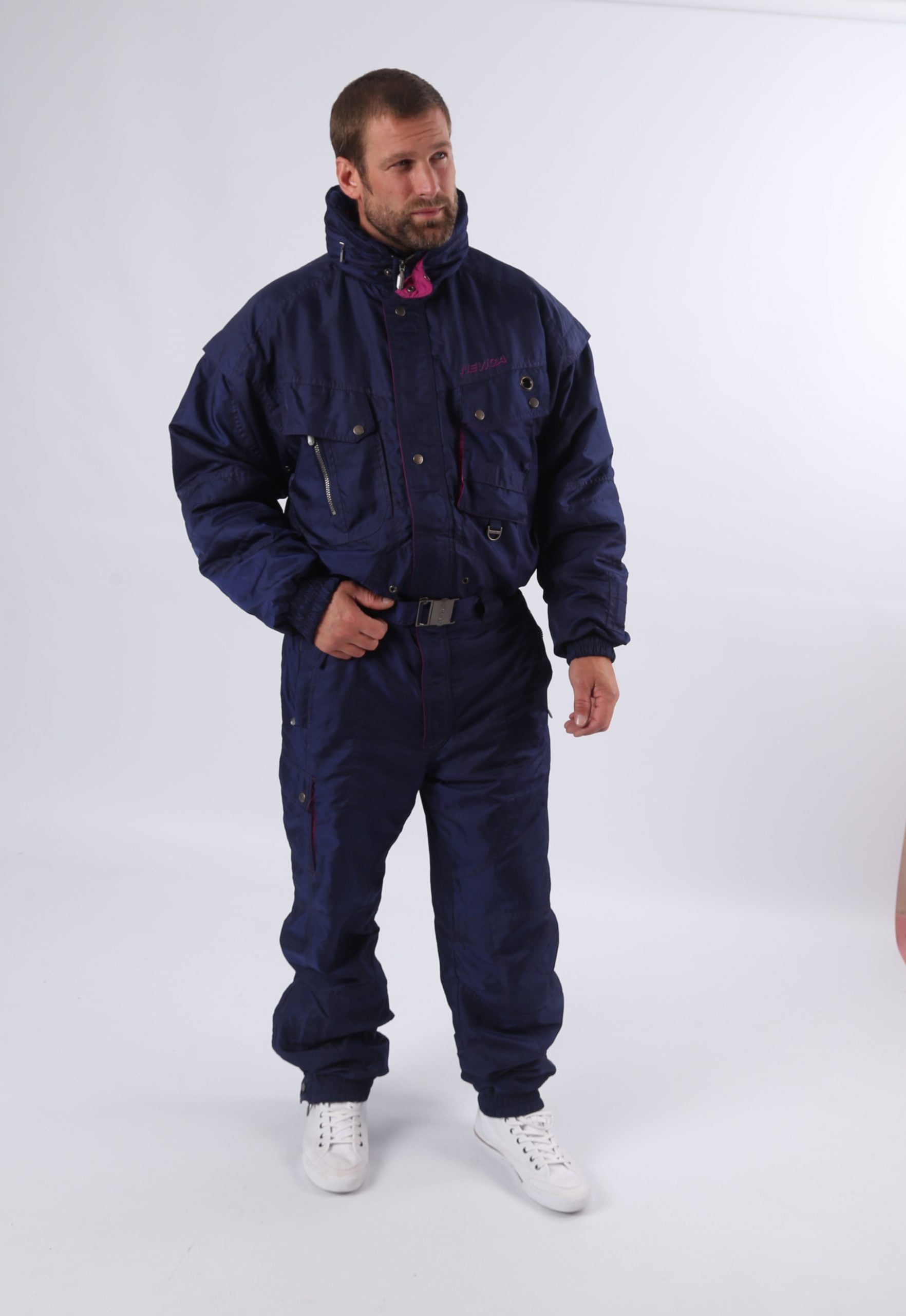 Vintage NEVICA Full Ski Suit 44″ Chest UK L/XL 90’s TALL (51W) JoJo Ski