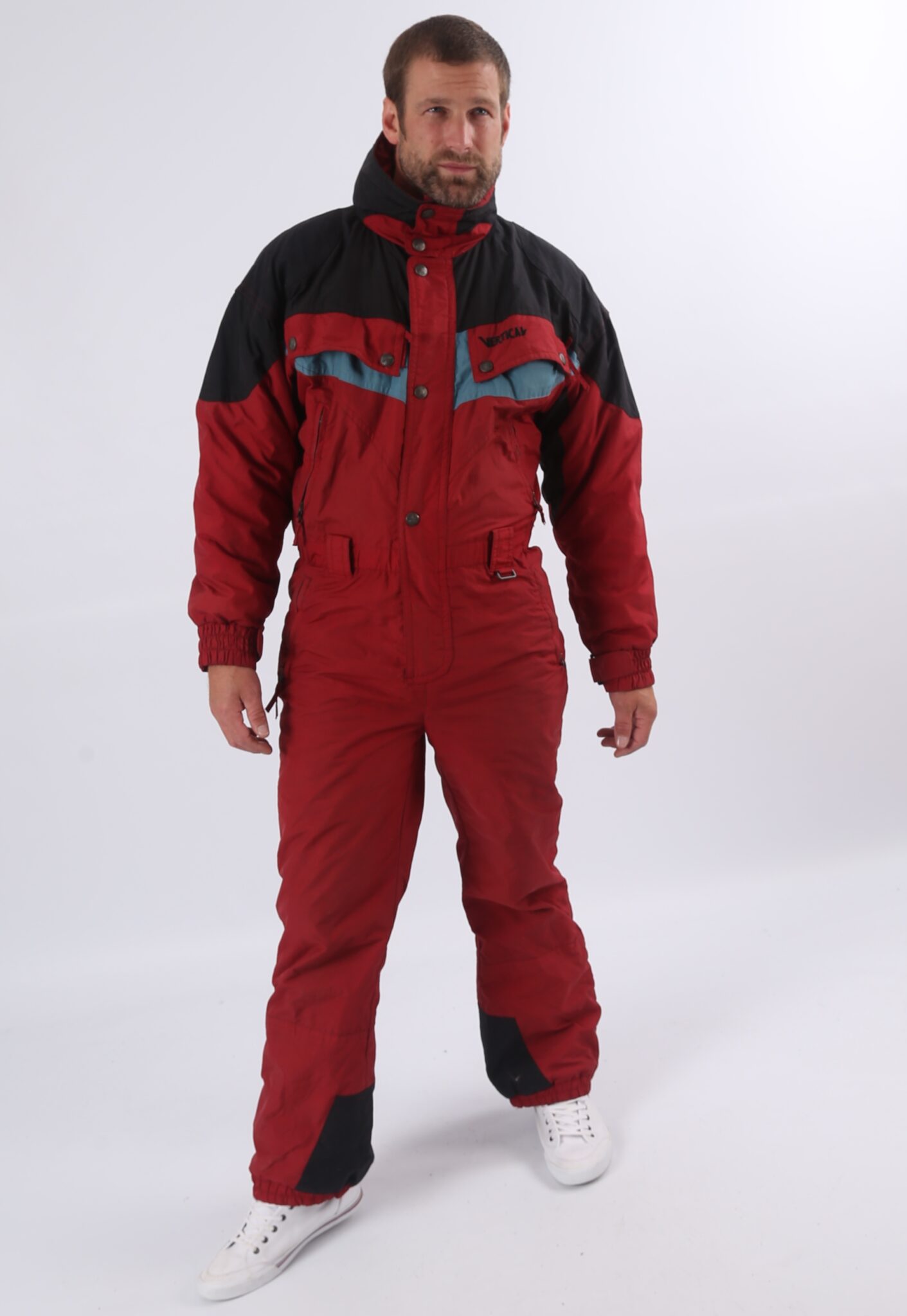 Vintage Full Ski Suit 40″ Chest UK M 90’s (E1T) – JoJo Ski