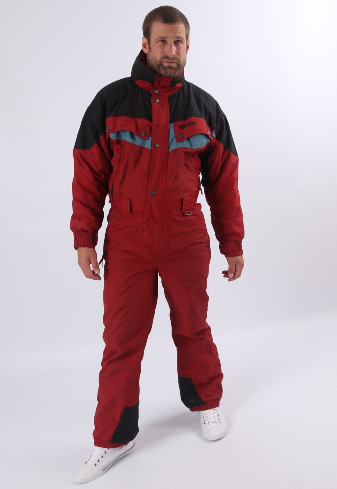 Vintage Full Ski Suit 40″ Chest UK M 90’s (E1T) JoJo Ski