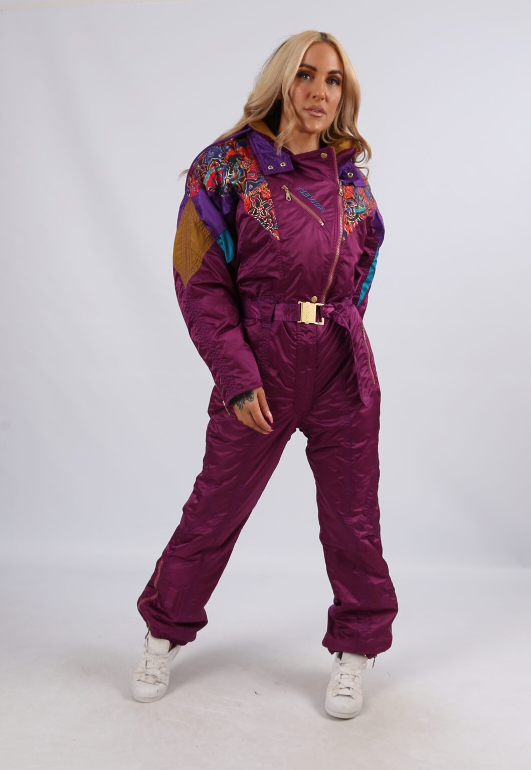 Vintage NEVICA Full Ski Suit 90âs UK 10 S (9BK) â JoJo Ski