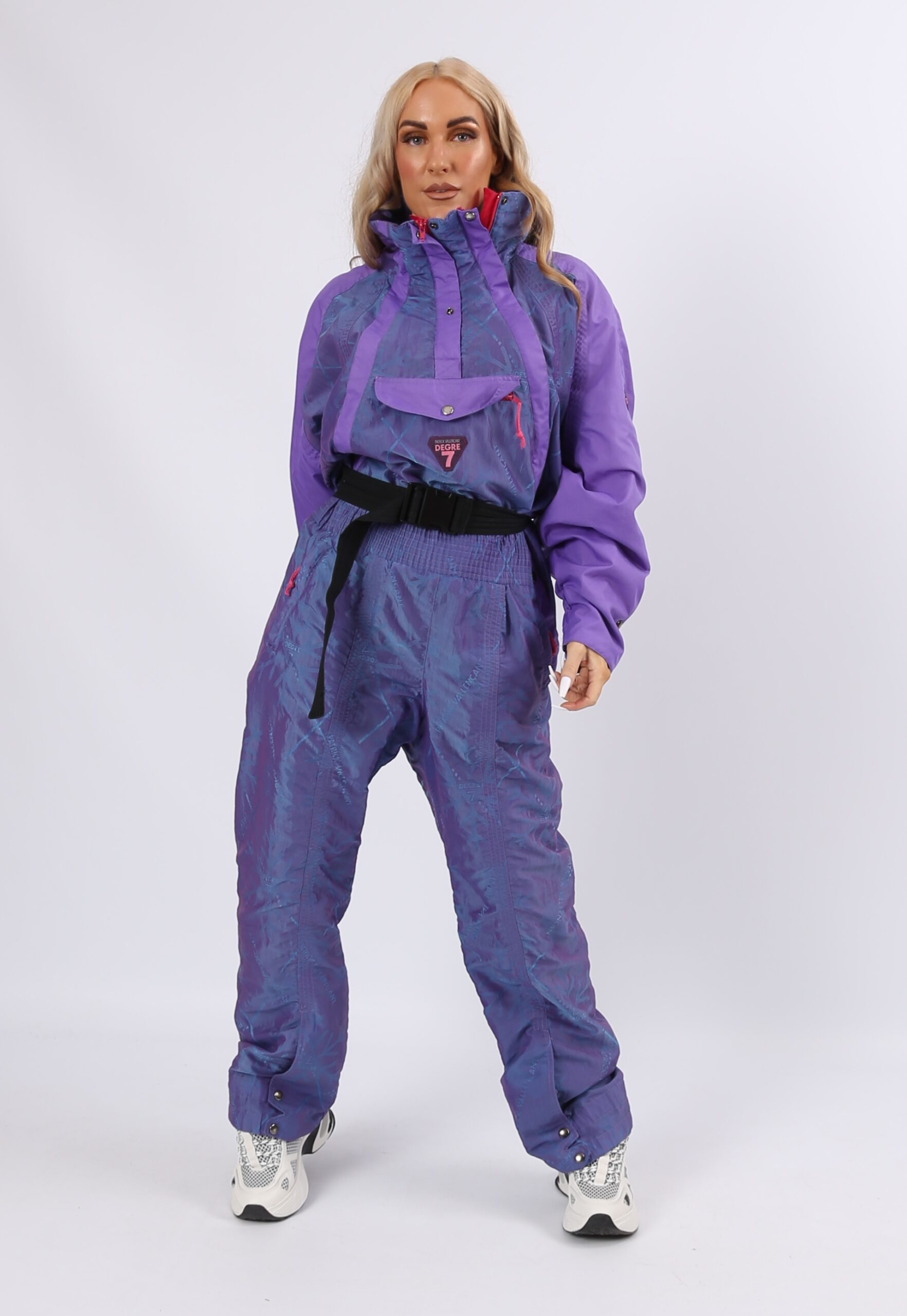 Vintage DEGRE 7 – PATRICK VALLENCANT Full Ski Suit 90’s UK 14 L (B8X ...