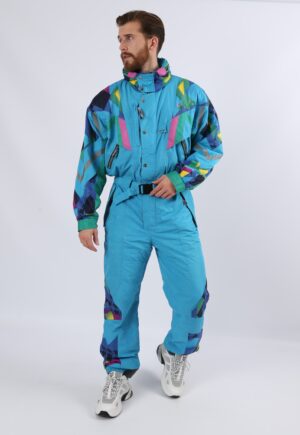 Vintage 90's FILA Full Ski Suit UK M 40" Chest (GFO)