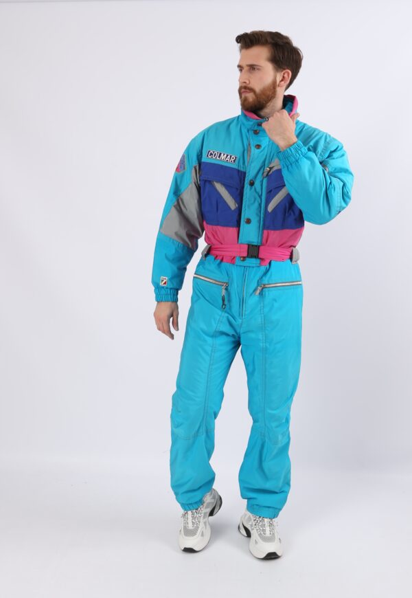 Vintage 90’s COLMAR Full Ski Suit UK S 36 – 38″ Chest (7CO) – JoJo Ski