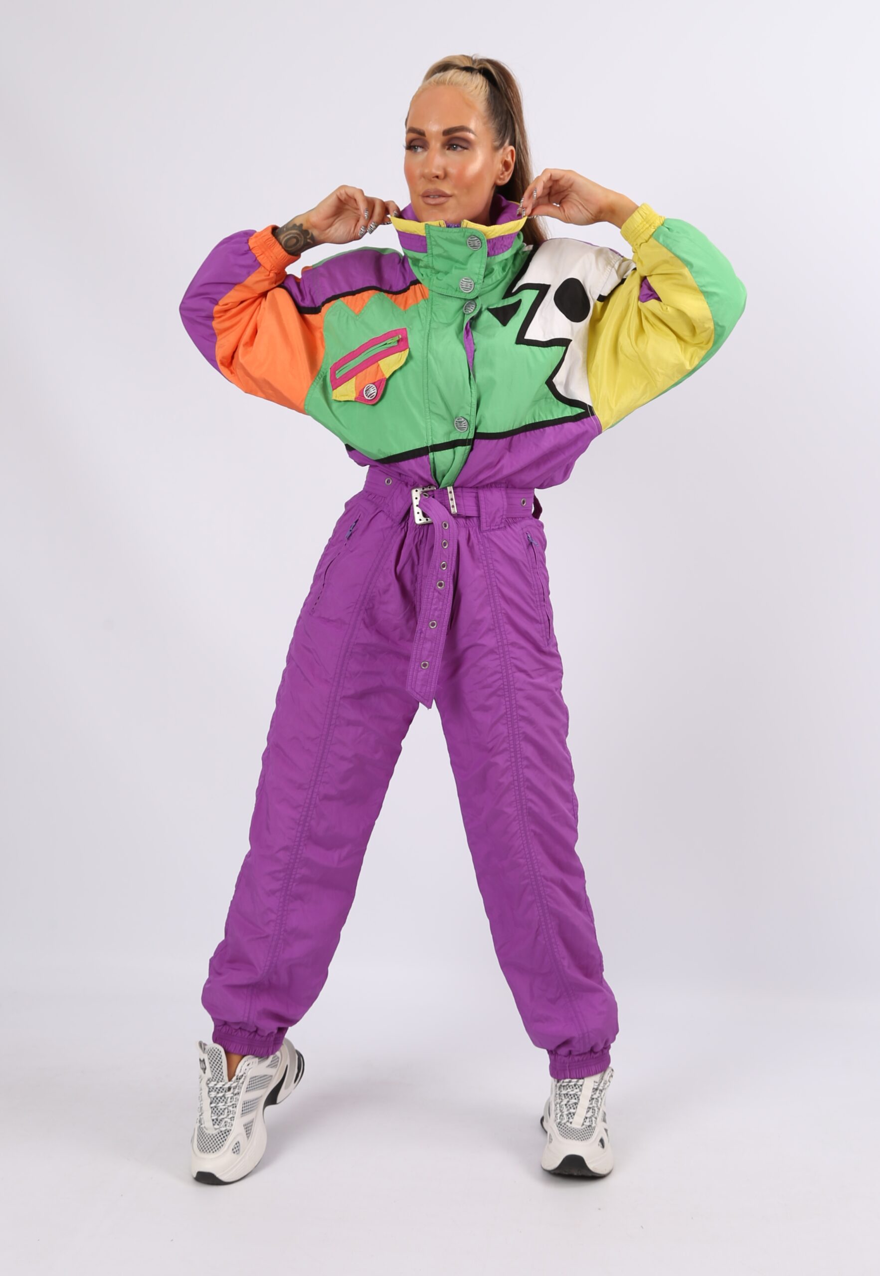 Vintage 80’s KLEPPER Ski Suit UK 10 S (COW) – JoJo Ski