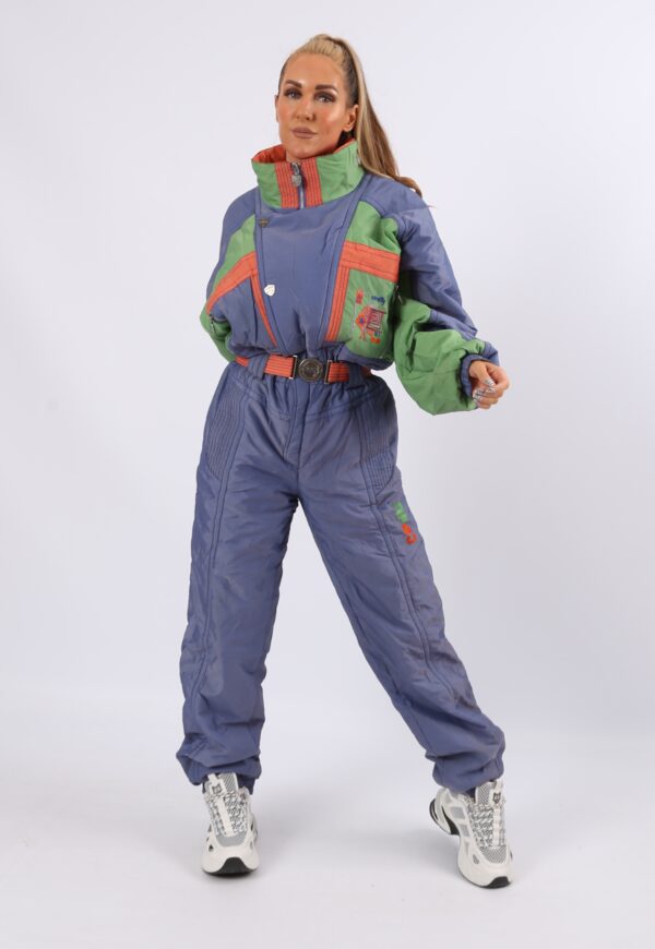 Vintage 90’s NINETY EIGHT Full Ski Suit UK 14 L (C9S) – JoJo Ski