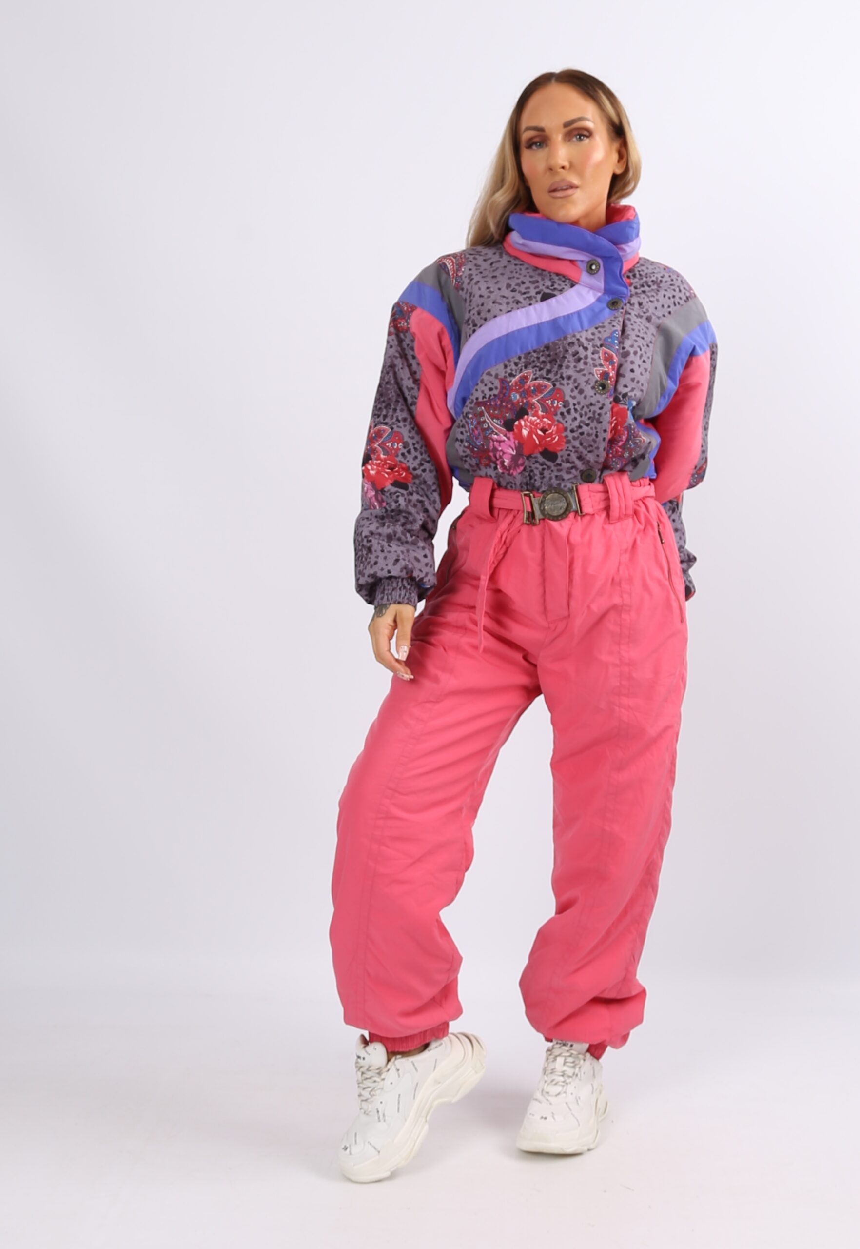 Vintage Ski Suit 90’s NINETY EIGHT by PERALP UK 12 M (5CX) – JoJo Ski