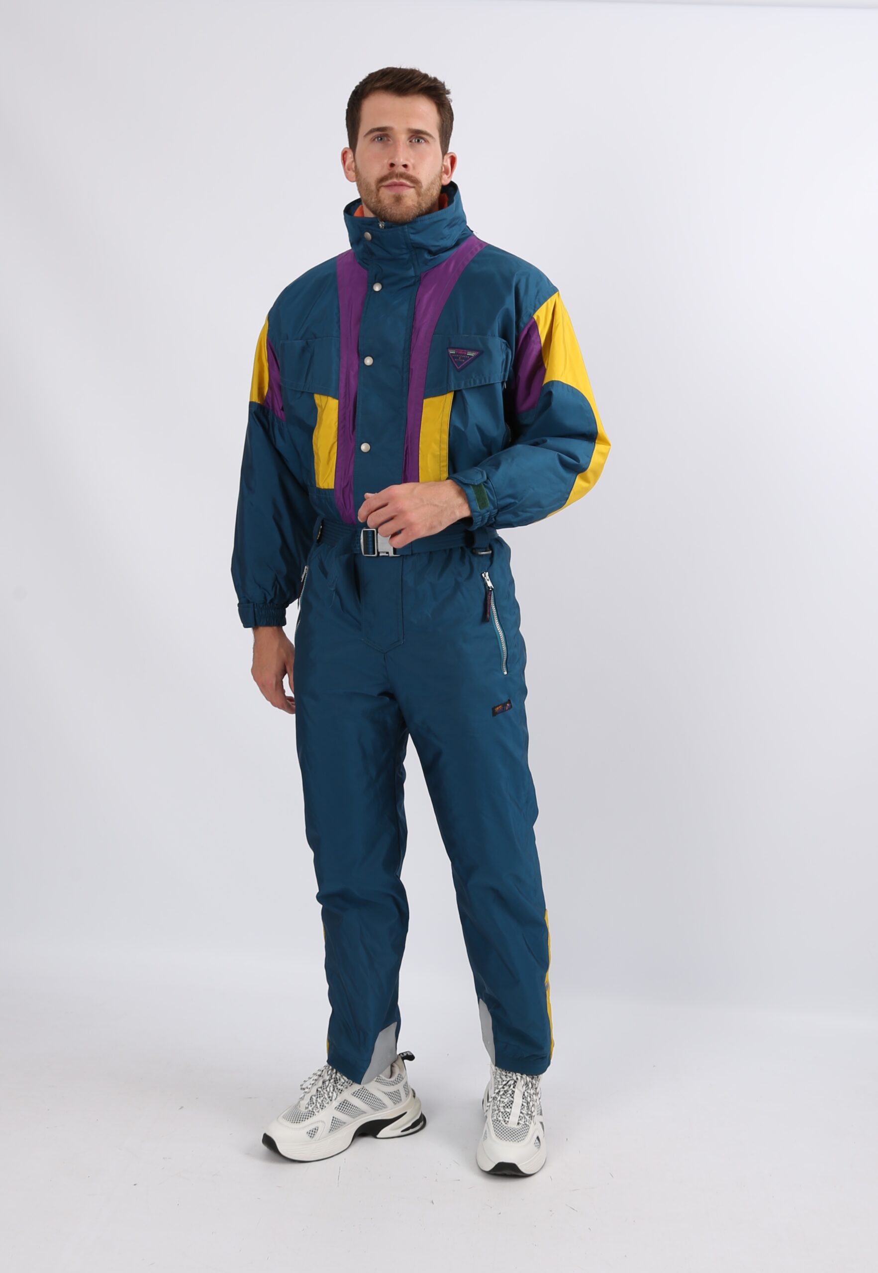 Vintage Ski Suit 90’s BRUGI UK S / M 38″ Chest SHORT LENGTH (8BC ...