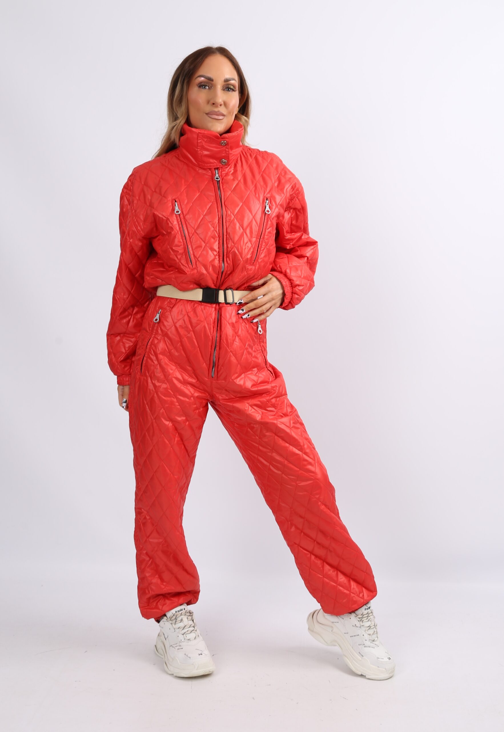 Vintage Ski Suit 90’s BELFE & BELFE Lightweight UK 10 – 12 S / M (71D ...