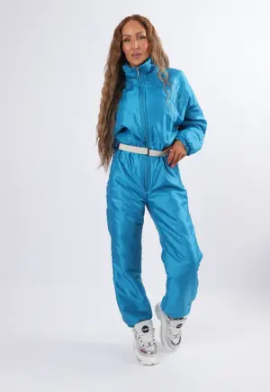 Vintage Ski Suit 80's Lightweight UK 10 - 12 S / M (3AD)