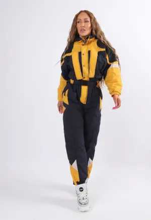 Vintage Ski Suit 90's TRACK & FIELD UK 8 - 10 XS / S Short / Petite (3AI)