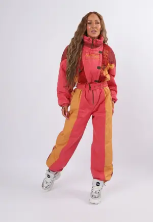 Vintage Ski Suit 90's LUHTA - Gold Chips UK 12 M (3AK)