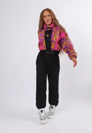 Vintage Ski Suit 80's SKISS UK 8 - 10 XS / S Short Length (3AO)