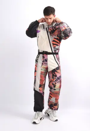 Vintage Ski Suit 90's BOY SNOWMACHINE Lightweight UK M 40" Chest (9GG)