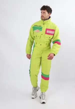Vintage Ski Suit 90's ELHO UK S 36 - 38" Short Length (95U)