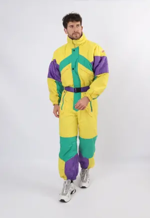 Vintage Ski Suit 90's ENEL UK MEDIUM 38" - 40" (1FI)