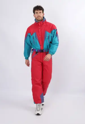 Vintage Ski Suit 90's STYLE FRANCE UK Medium 40" (1PE)