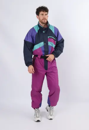 Vintage Ski Suit 90's HIBERNIA UK Medium M 40" Made in Italy (1PM)