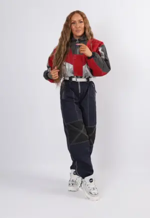 Vintage Ski Suit 90's UK 12 M Short Length (31S)