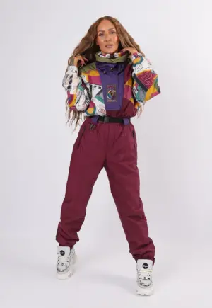Vintage Ski Suit 90's SILVY UK 10 S (31W)