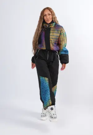 Vintage Ski Suit 90's UK 16 XL Tall (31Z)