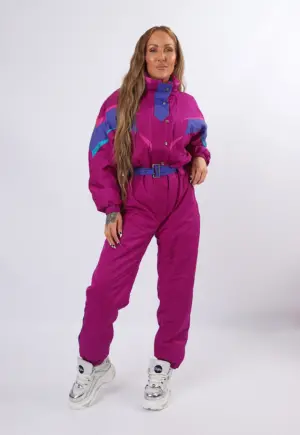 Vintage Ski Suit 90's SKISS UK 12 M Short Length (2AO)