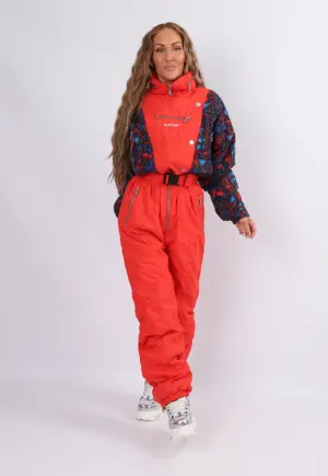 Vintage Ski Suit 90's PLAYTOP UK 12 M Tall (22D)