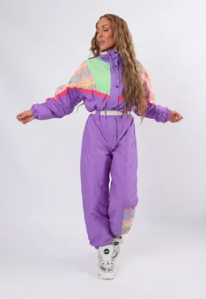 Vintage Ski Suit 80's SKISS UK 12 M (22H)