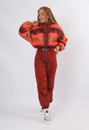 Vintage Ski Suit 90's MDC UK 10 S Short Length (22T)