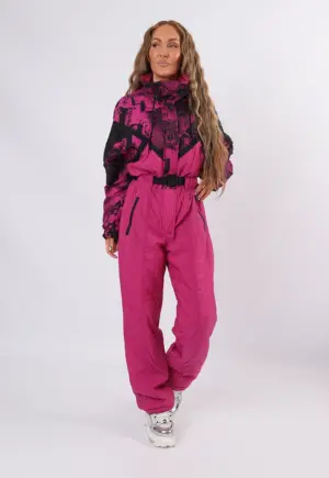 Vintage Ski Suit 80's Lightweight UK 10 - 12 S / M (2BC)