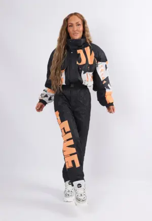 Vintage Ski Suit 90's ON-LINE UK 10 S (2BK)