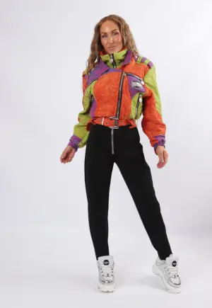 Vintage Ski Suit 90's HIGH SOCIETY UK 8 XS (2BO)