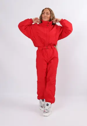 Vintage Ski Suit 80's UK 10 S (27B)