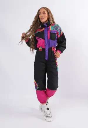 Vintage Ski Suit 90's UK 6 - 8 XS Petite (27J)