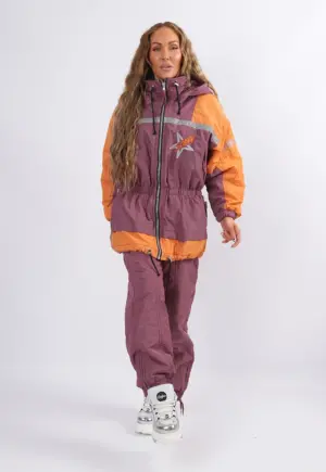 Vintage 2-Piece Ski & Snowboard Jacket & Pants 90's SCENE - C&A UK 10 S (27M)