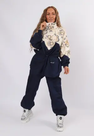 Vintage 2-Piece Ski & Snowboard Jacket & Pants 90's VUARNET UK 14 L (27O)