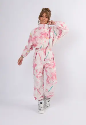 Vintage Ski Suit 80's UK 8 - 10 XS / S (23D)