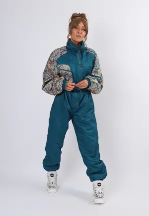 Vintage Ski Suit 80's UK 12 M Tall (23H)