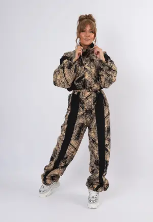 Vintage Ski Suit 80's UK 16 XL Tall (23N)