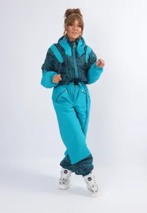 Vintage Ski Suit 80's UK 16 XL Tall (2CJ)