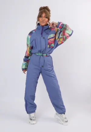 Vintage Ski Suit 80's UK 10 S (2CP)