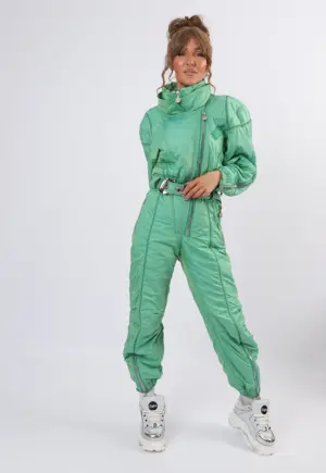 Vintage Ski Suit 90's HIGH SOCIETY UK 6 - 8 XS Short Length (2CW)