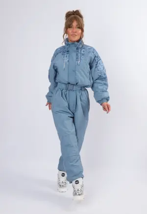 Vintage Ski Suit 90's UK 14 L (28D)