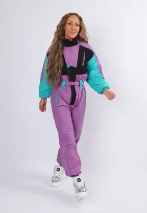 Vintage Ski Suit 80's UK 8 XS Petite (24J)