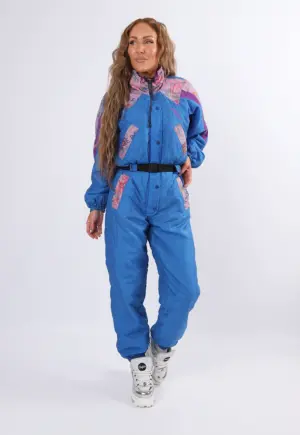 Vintage Ski Suit 80's UK 8 XS Short Length (24T)