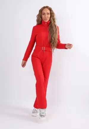 Vintage 2-Piece Ski Suit 70's BRAUN UK 6 - 8 XXS / XS Petite (24X)