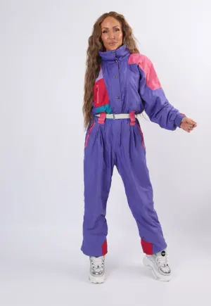 Vintage Ski Suit 90's DEGRE 7 UK 12 M (29C)