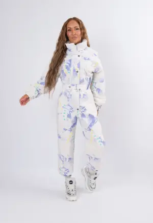 Vintage Ski Suit 80's UK 10 S Short Length (25I)