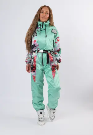 Vintage Ski & Snowboard Suit 90's BOY - SNOW MACHINE UK 10 - 12 S / M (25T)