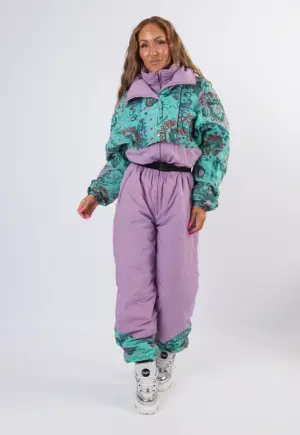 Vintage Ski Suit 80's UK 12 M Tall (25U)