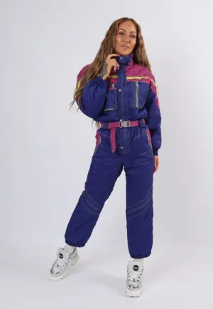 Vintage Ski Suit 90's HAKI PAKI UK 8 XS Petite (2EI)